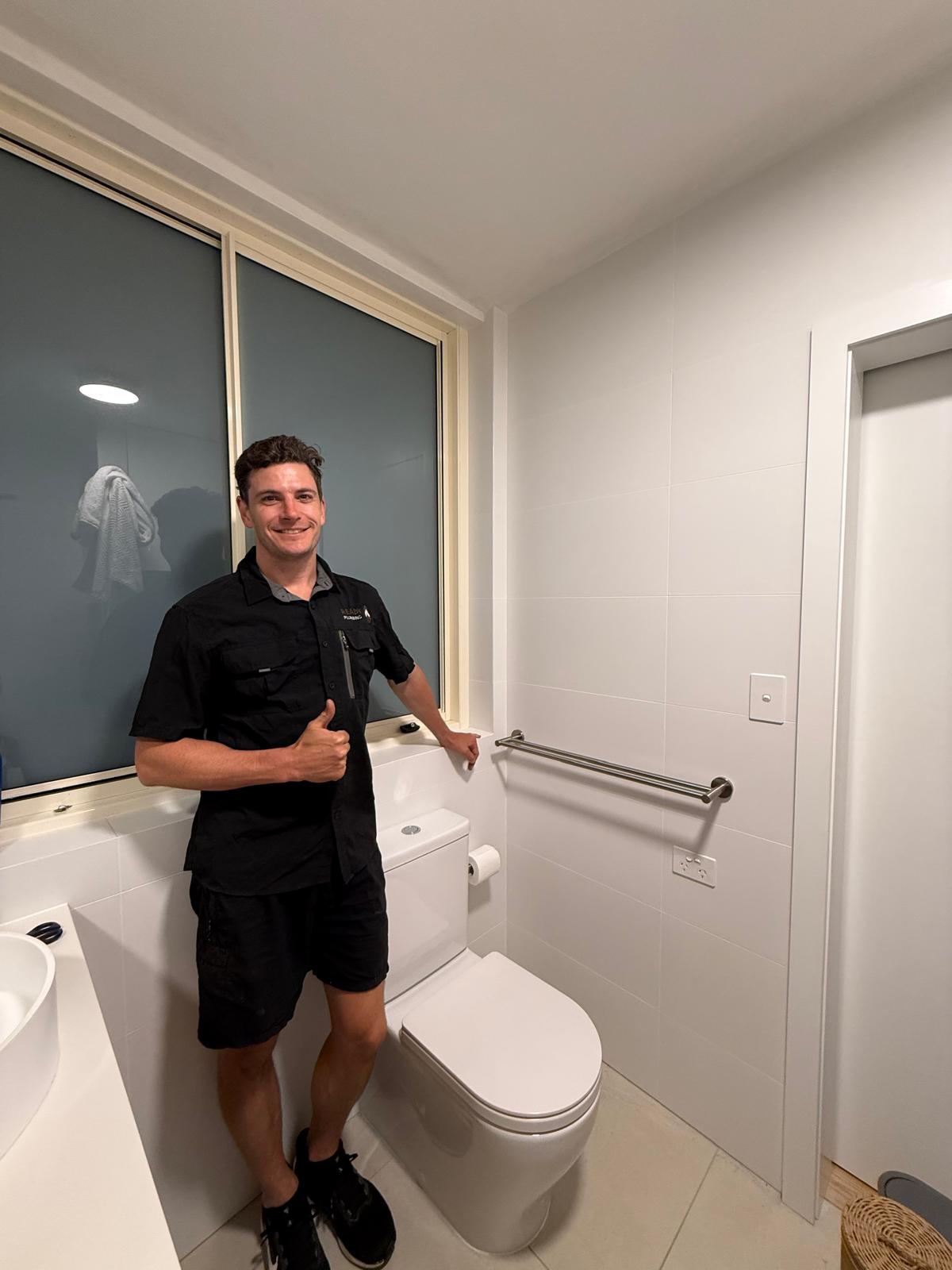 New toilet suite installed and tested by Ready Plumbing